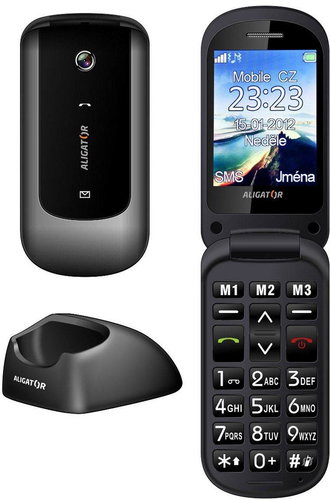 Aligator V500 Senior, titanovo-černý - Handy - Hauptbild