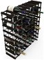 RTA stojan na 72 fliaš vína, čierny jaseň – pozinkovaná oceľ/rozložený - Regál na víno