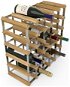 RTA bortartó állvány 30 borosüvegnek, világos tölgyfa - horganyzott acél / lapra szerelve - Bortartó állvány