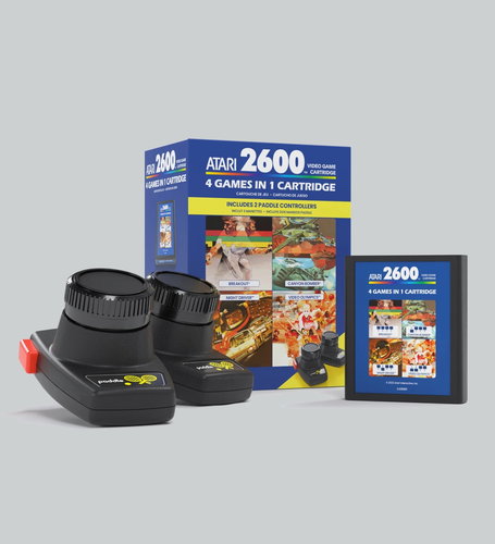 4 Games in 1 Paddle Pack - ATARI 2600+ - Konsolen-Spiel - Hauptbild