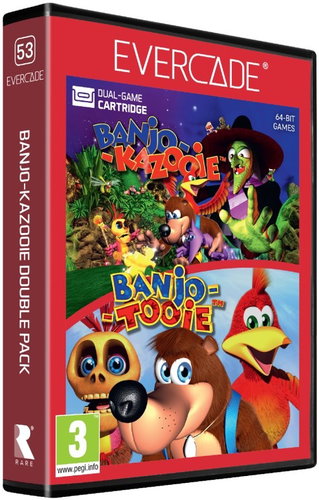Evercade Banjo-Kazooie Double Pack - Evercade Main image Evercade Banjo-Kazooie Double Pack - Evercade - Console Game - Main image