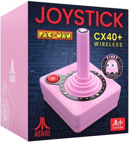 Atari Pack-Man: CX40+ Wireless Joystick - Pinky - controller - Arcade Stick - Main image