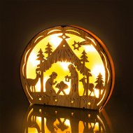 Christmas Lights RETLUX RXL 331 Crib Wooden Silhouette 8LED WW - Vánoční osvětlení