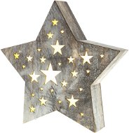 RETLUX RXL 349 Weihnachtsdekoration Stern mit Perforation - groß - warmweiß - Leuchtstern