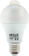 RETLUX RLL 317 A60 E27 PIR žiarovka 8W WW - LED žiarovka