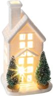 RETLUX RXL 392 Porcelán domček LED 114,8 cm - Vianočná dekorácia