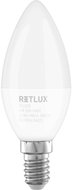 RETLUX RLL 626 C37 E14 candle 6W WW D - LED žárovka