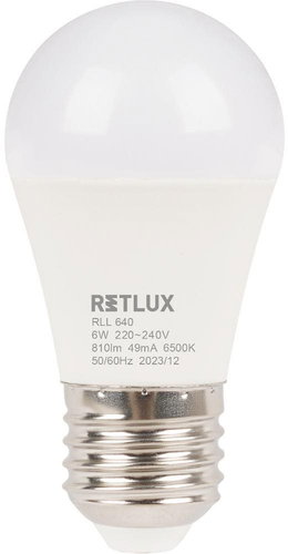 RETLUX RLL 640 G45 E27 miniG 6W DL D - LED Bulb - Main image