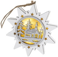 RETLUX RXL 464 Star Church 14cm 3LED WW - Christmas Decoration