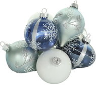RETLUX RXL 504 Set of glass ornaments white 8pcs - Christmas Ornaments