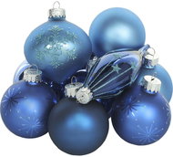 RETLUX RXL 507 Set of glass ornaments blue 12pcs - Christmas Ornaments