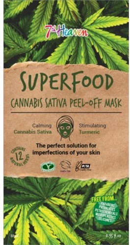 7th Heaven Superfood Peeling Mask Cannabis sativa 10ml - Face Mask - Main image