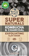 EK Kombucha and Charcoal - exfoliating face mask on a napkin - Face Mask
