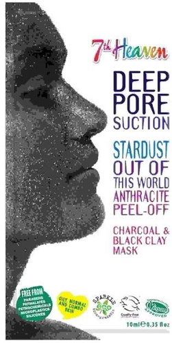 7th Heaven Stardust charcoal peel-off mask-anthracite - Face Mask - Main image