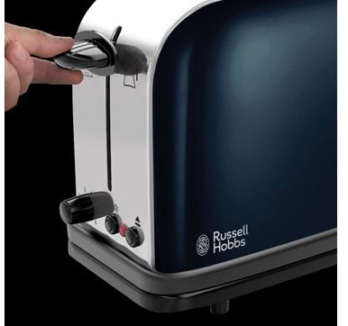 Russell Hobbs Long Slot Toaster Royal Blue 21394-56 Topinkovač