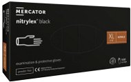 MERCATOR MEDICAL Nitrylex Black černé, 100 ks, vel. XL - Jednorázové rukavice
