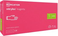 MERCATOR MEDICATOR Nitrylex Magenta růžové, 100 ks, vel. S - Jednorázové rukavice