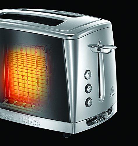 Grey Groove Toaster 2 Slice 26392 by Russell Hobbs