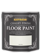 Rust-Oleum Floor Paint, Chalky Finish Floor Paint, White - Floor Paint