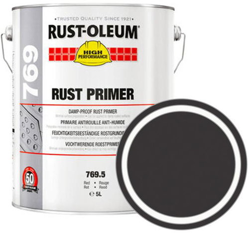 Rust-Oleum Anti-corrosion primer with fish oil for wet surfaces, dark grey, RO.788.5 - Coating - Main image