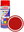 High Gloss Synthetic Top Coat Spray Paint 400 ml Red, WI.16030000140