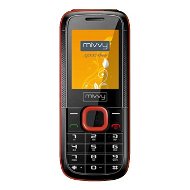 Mivvy Dual Mini černo-červený - Mobilný telefón