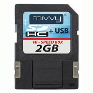 Mivvy Secure Digital 2GB - Speicherkarte