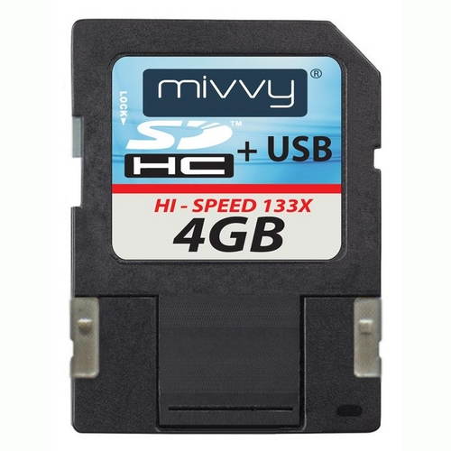 Mivvy Secure Digital 4GB - Memory Card - Main image
