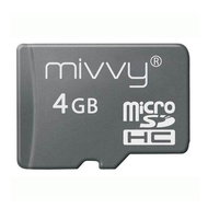 Mivvy microSDHC 4GB - Memory Card