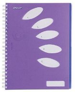REXEL Joy purpurový A4 linajkový - Poznámkový blok