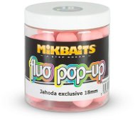 Mikbaits Úszó Fluo bojli Eper exclusive 18 mm 250 ml - Pop-up  bojli