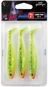 FOX Rage Pro Shad Ultra UV 10cm Lemon Tiger 3pcs - Rubber Bait