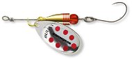 Cormoran Bullet Spinner Single Hook Velikost 1 3g Silver/Red Dots - Blyskáč