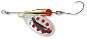 Cormoran Bullet Spinner Single Hook Velikost 3 7g Silver/Red Dots - Blyskáč
