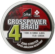 DAM Crosspower 4-Braid 150 m Green - Šnúra