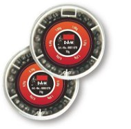 DAM Split Shot Dispenser, Rough, 0.6-1.25g, (70g) - Weights