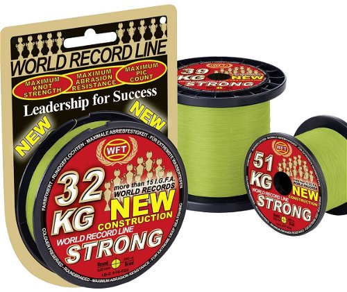 WFT KG Strong, Chartreuse, 0.12mm, 15kg, 150m - Line