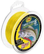 WFT Targetfish 8 Zander/Pike-Perch Yellow 0,10 mm 7 kg 150 m - Fonott zsinór