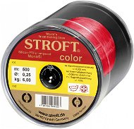 Stroft: Vlasec Color Red 0,25 mm 5,7 kg 500 m - Silon na ryby