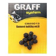 Graff Rubber Balls Size 8 10pcs - Beads