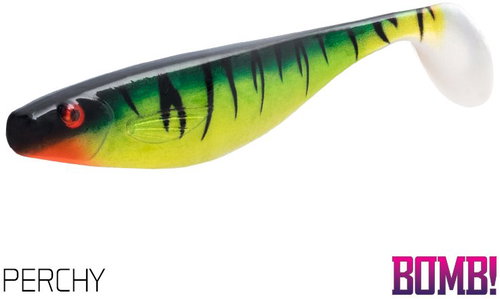 Delphin BOMB! Hypno 9cm Perch, 3pcs - Rubber Bait - Main image