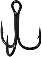 Black Cat Treble Hook, Size 1/0, 5pcs - Triple-Hook