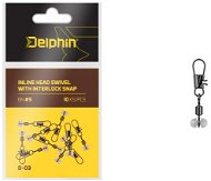 Delphin Inline Head Swivel with Interlock D-03, size S, 10pcs - Carabiner