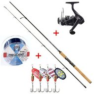 Mistrall Spinning Set Lamberta XR Spin 2.4m 5-20g + FREE Line and Spinner - Fishing Kit 