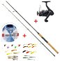 Mistrall Spinning Set Lamberta XR Spin 24m 10-30g + FREE Fishing Line and Rubber Baits - Fishing Kit 