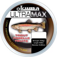Okuma Ultramax Pisztráng 0,22 mm 9 font 4,9 kg 1155 m Szürke - Horgászzsinór
