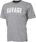Savage Gear Simply Savage Tee Világosszürke Melange L méret - Póló