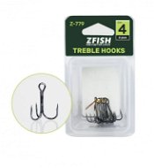 Zfish Treble Hooks Z-779 Size 1/0 5pcs - Triple-Hook