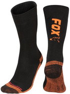 FOX Black/Orange Thermolite Long Sock, size 44-47 - Socks