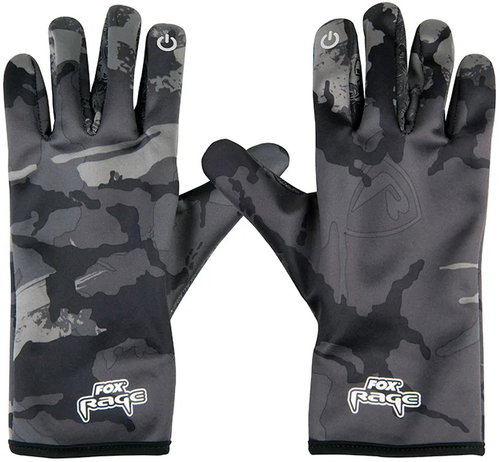 FOX Rage Thermal Camo Gloves XL - Rybářské rukavice - Hlavní obrázek